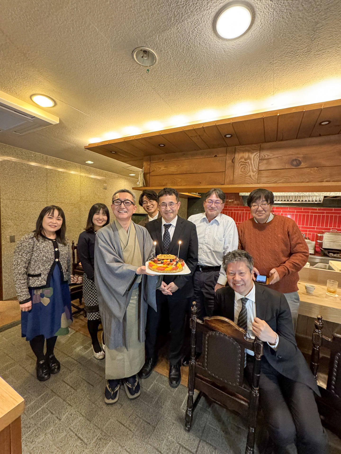 澤田教授ご就任のお祝い