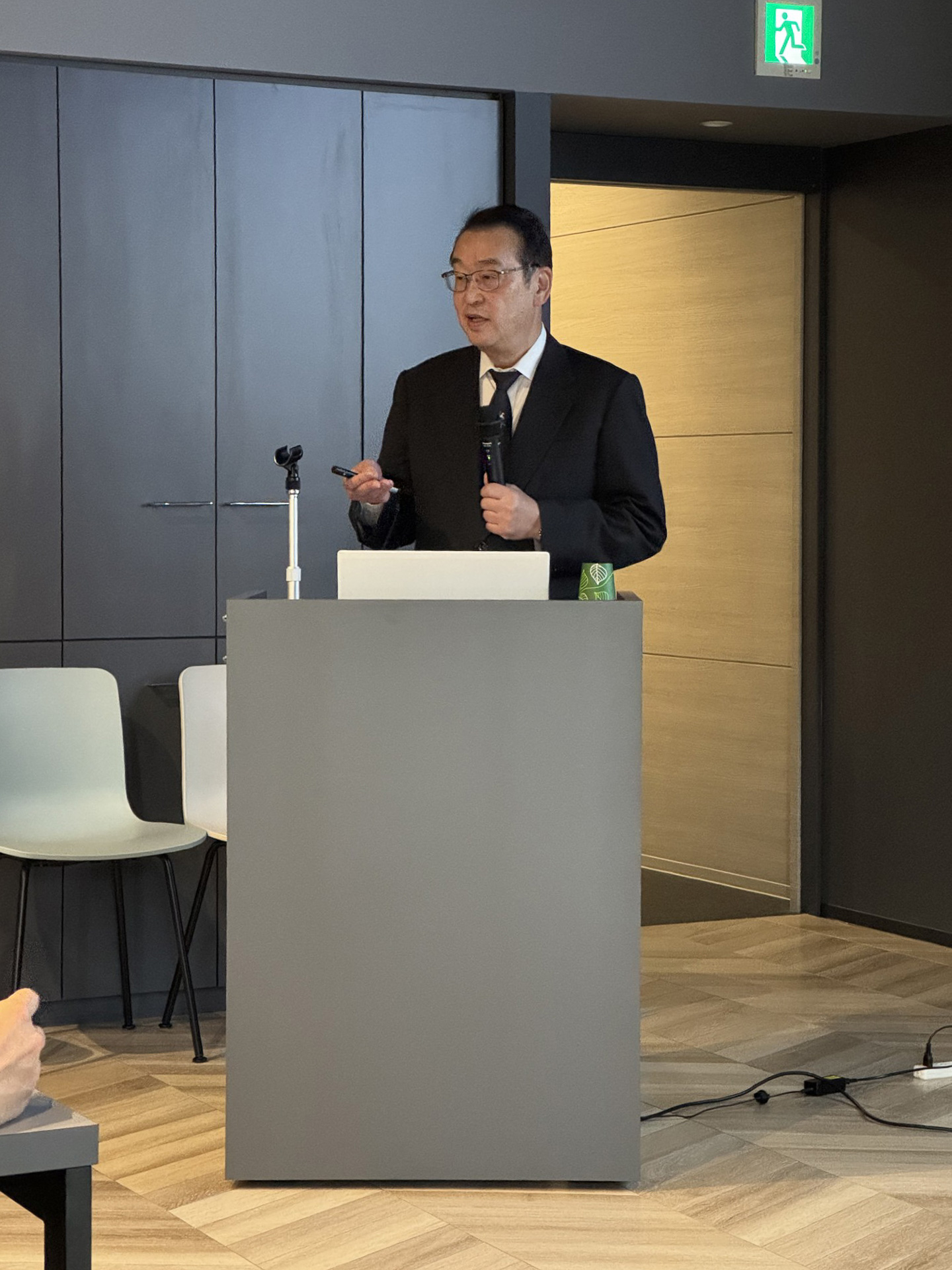 横倉義武先生(日本医師会名誉会長) スタッフ勉強会