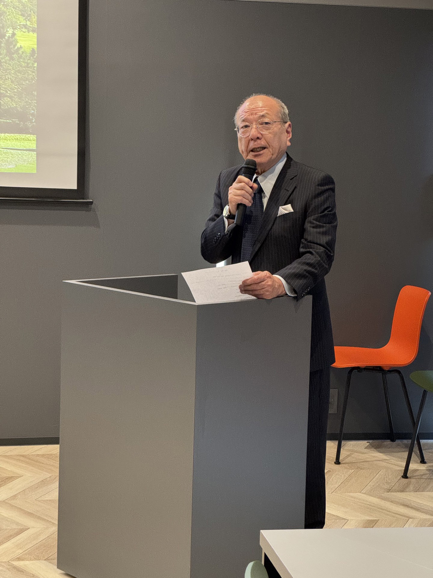 横倉義武先生(日本医師会名誉会長) スタッフ勉強会