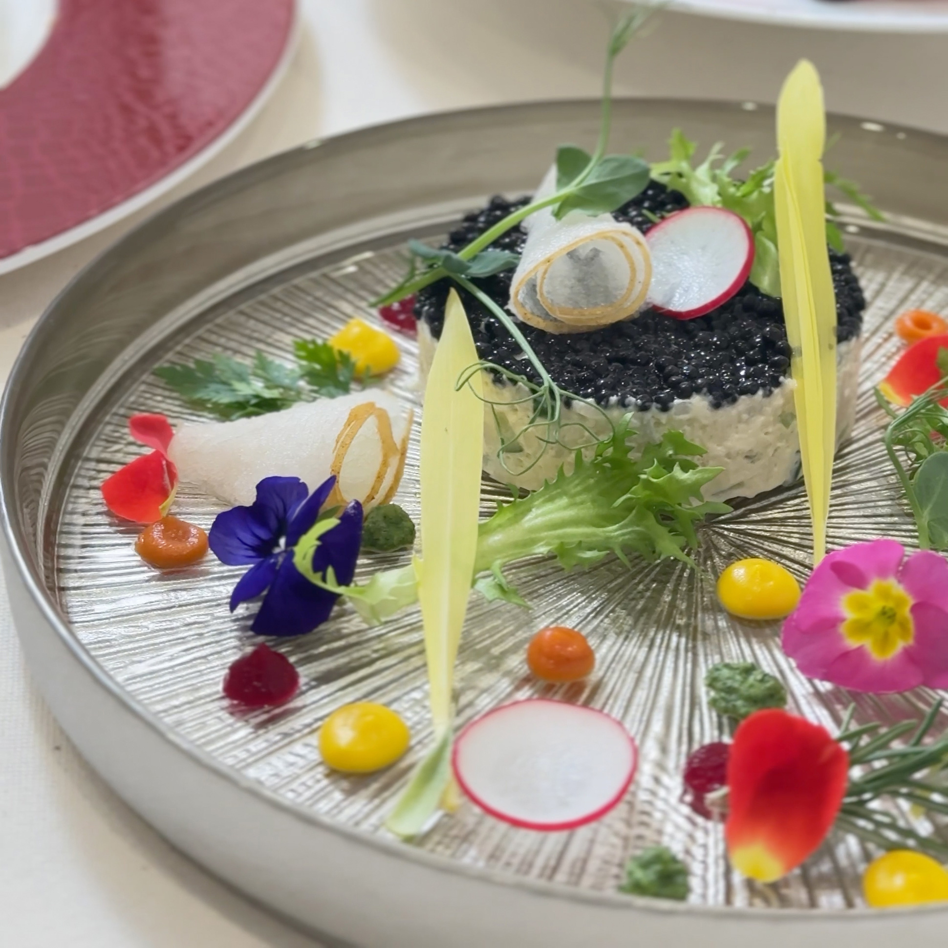 2025年12月24日Xmasディナー オマール海老のクリームサラダ 聖夜を彩るレギュームソース